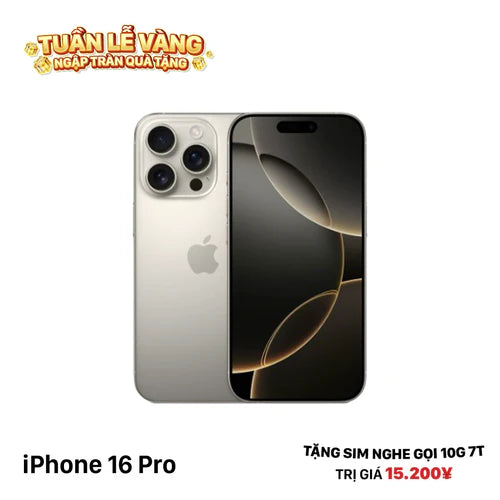 iPhone 16 Pro 256GB Tự Nhiên 100% DBH Quốc tế từ SB (Không dùng sim SB - Sạc 1 lần) - HH4891