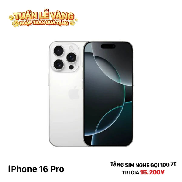 iPhone 16 Pro 256GB Trắng  99% pin 100% DBH Quốc tế từ SB (Không dùng sim SB)  - HH0778