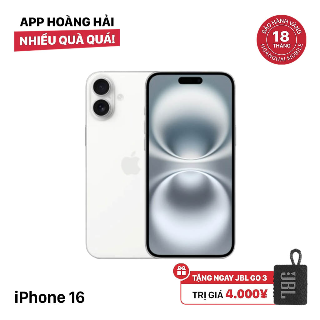 iPhone 16 128GB White SB မှ 100% International Warranty (SB Sim No) 
