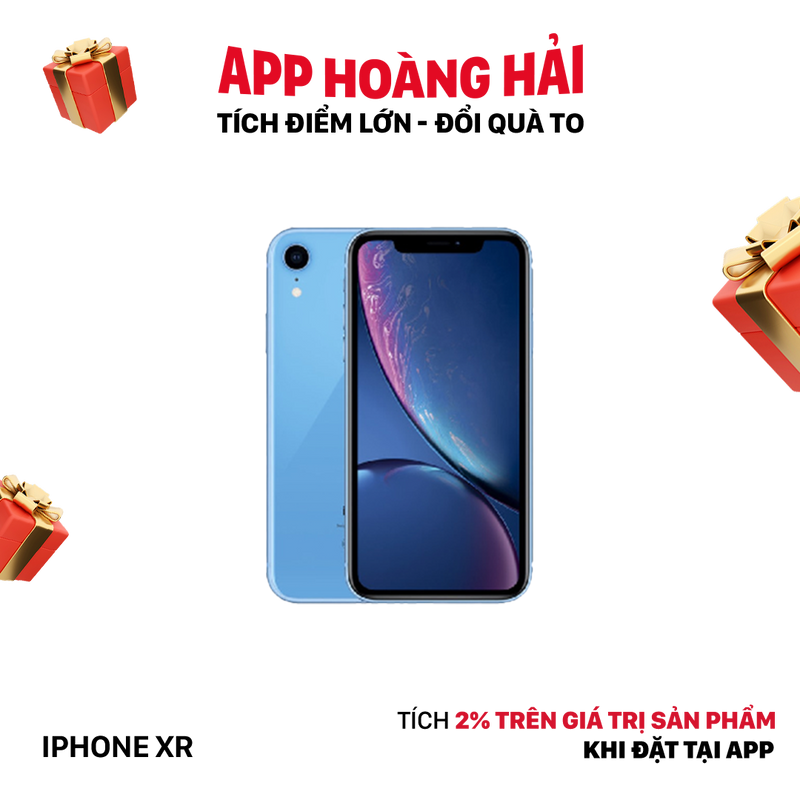 iPhone Xr 256GB Xanh Dương 98% pin 100% Máy đã trả hết tiền mạng dùng như Quốc tế Apple (Đã thay pin, Đốm Camera 1x, Đốm sáng màn)