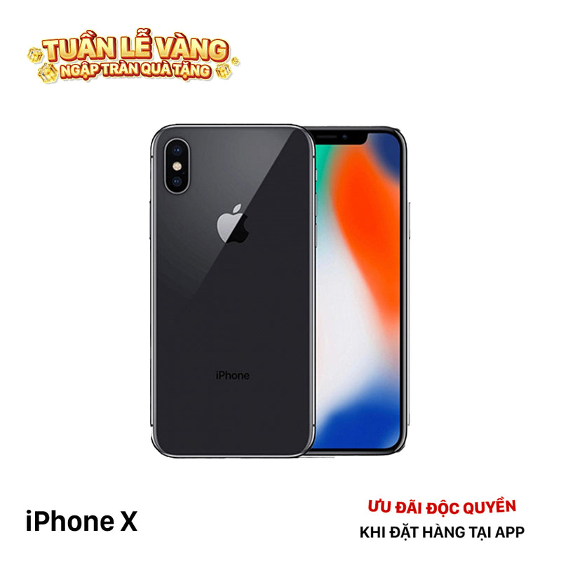 iPhone X 64GB Đen 98% pin 100% Máy đã trả hết tiền mạng dùng như Quốc tế Apple (Đã thay pin - Đốm màn nhỏ, xước viền chân sạc) - HH4272