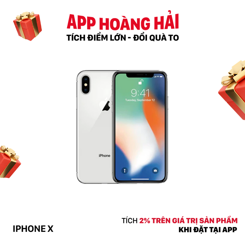 iPhone X 256GB Trắng 98% pin 100% Máy đã trả hết tiền mạng dùng như Quốc tế Apple (Đã thay pin - Đốm camera 1x, viền xước)