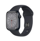 Apple Watch Series 8 45mm GPS 98% Black Aluminum Case / Black Sport Band (xước màn và viền)