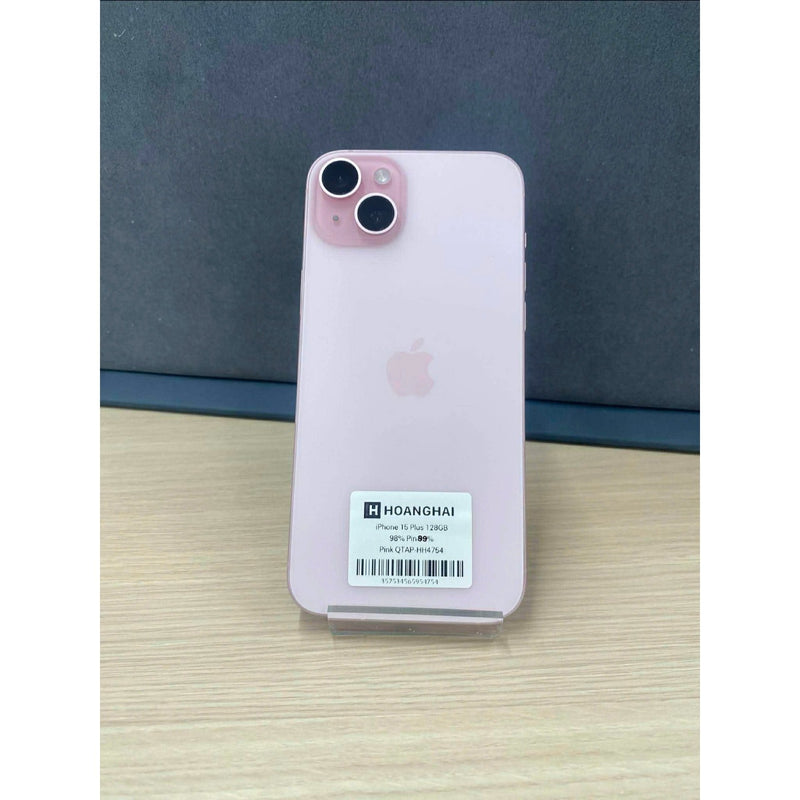 iPhone 15 Plus 128GB Hồng 98% pin 89% Quốc tế Apple  - HH4754