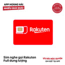 Sim nghe gọi Rakuten full dung lượng data cước 3.300¥