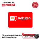 Sim nghe gọi Rakuten full dung lượng data cước 3.300¥ - Tặng tai nghe không dây ngẫu nhiên