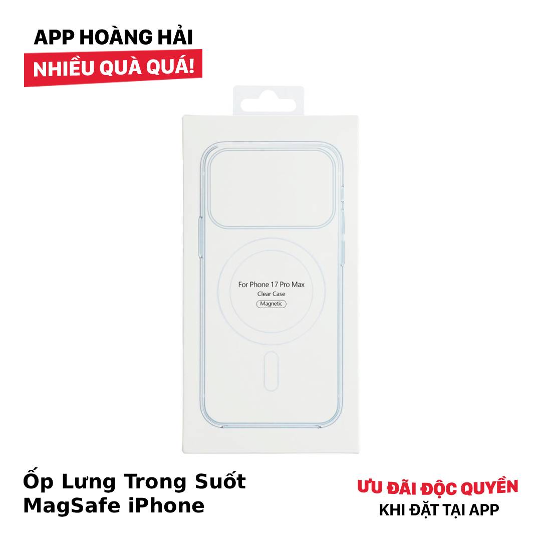 Ốp Lưng Trong Suốt MagSafe iPhone