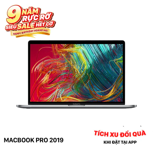 Macbook Pro 2019 13.3in Xám Intel Core i5/RAM 8GB/SSD 128GB 98% sạc 130 lần BPTN (Thay màn LCD)