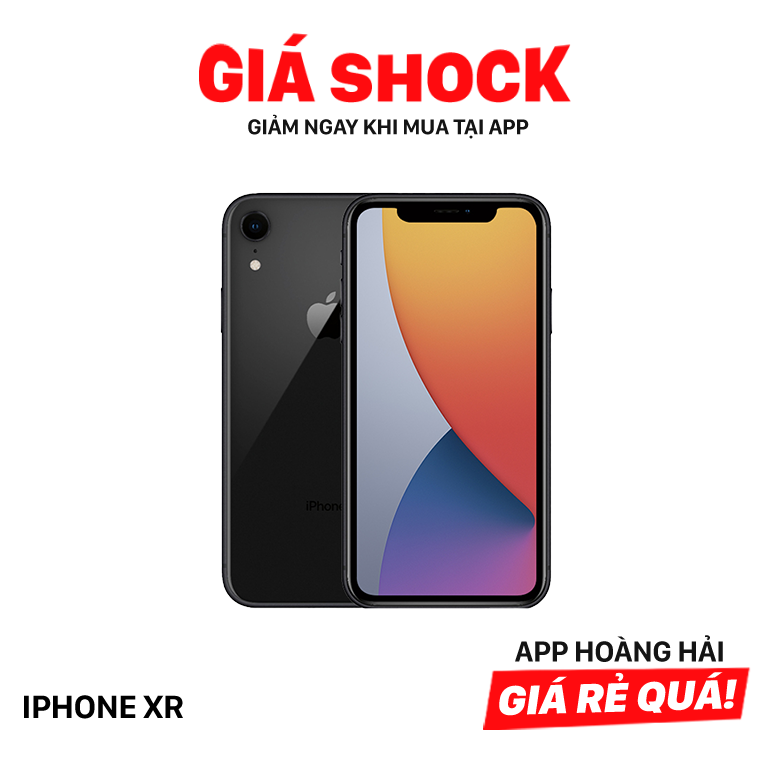 iPhone XR 64GB Đen 97% pin 88%  Máy đã trả hết tiền mạng dùng như Quốc tế Apple (xước màn) - HH6528