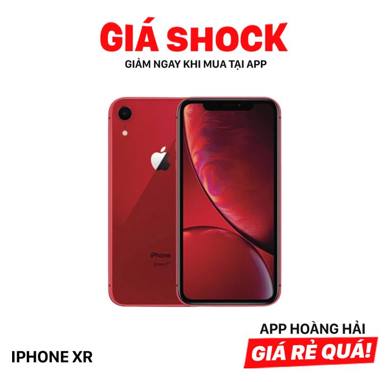 iPhone XR 64GB Đỏ 98% pin 100% Máy đã trả hết tiền mạng dùng như Quốc tế Apple (Đã thay pin - Đốm camera 1x, xước viền) - HH8643