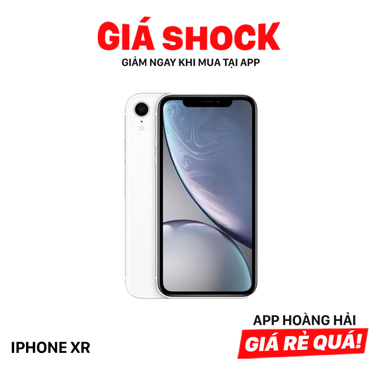 iPhone XR 128GB Trắng 98% pin 85% Quốc Tế Apple (Đốm camera 1x - Pin LKCH) HH1034