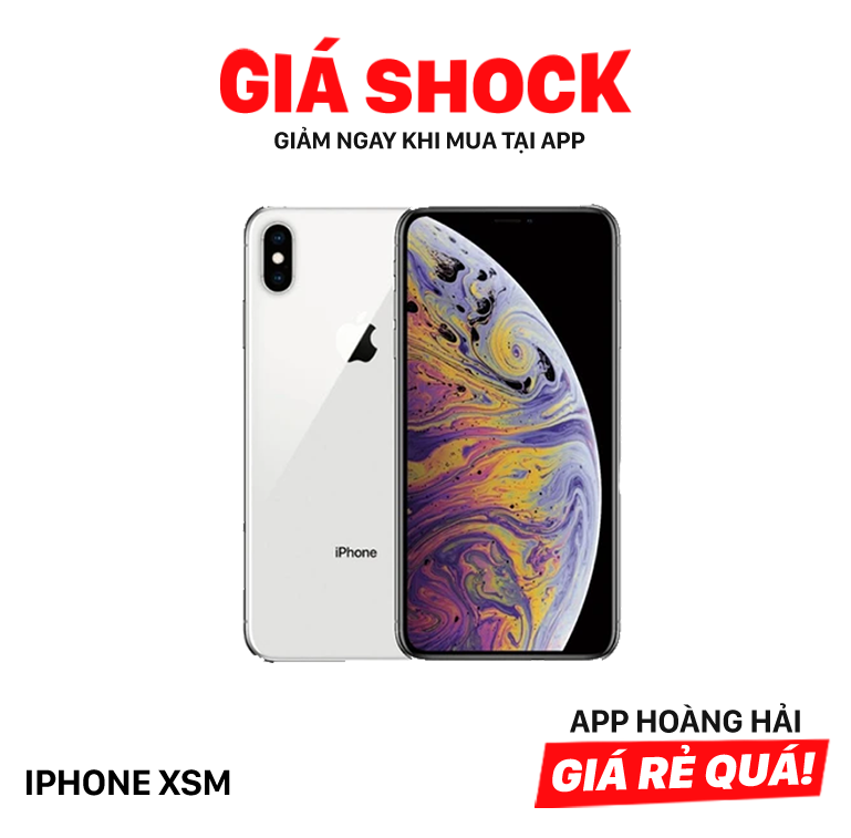 iPhone XS Max 256GB Bạc 97% pin 100% Máy đã trả hết tiền mạng dùng như Quốc tế Apple (Đốm camera 1x - Đã thay pin, xước màn, viền) - HH9974