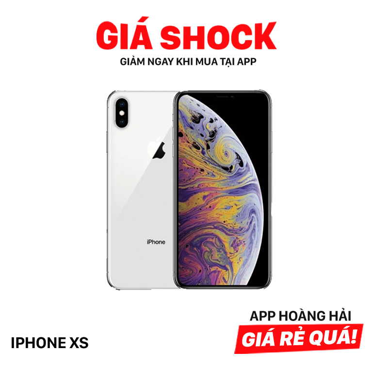 iPhone Xs 64GB Bạc 98% pin 100% Quốc tế từ SB (Không dùng sim SB - Đã thay pin - viền xước) - HH4333