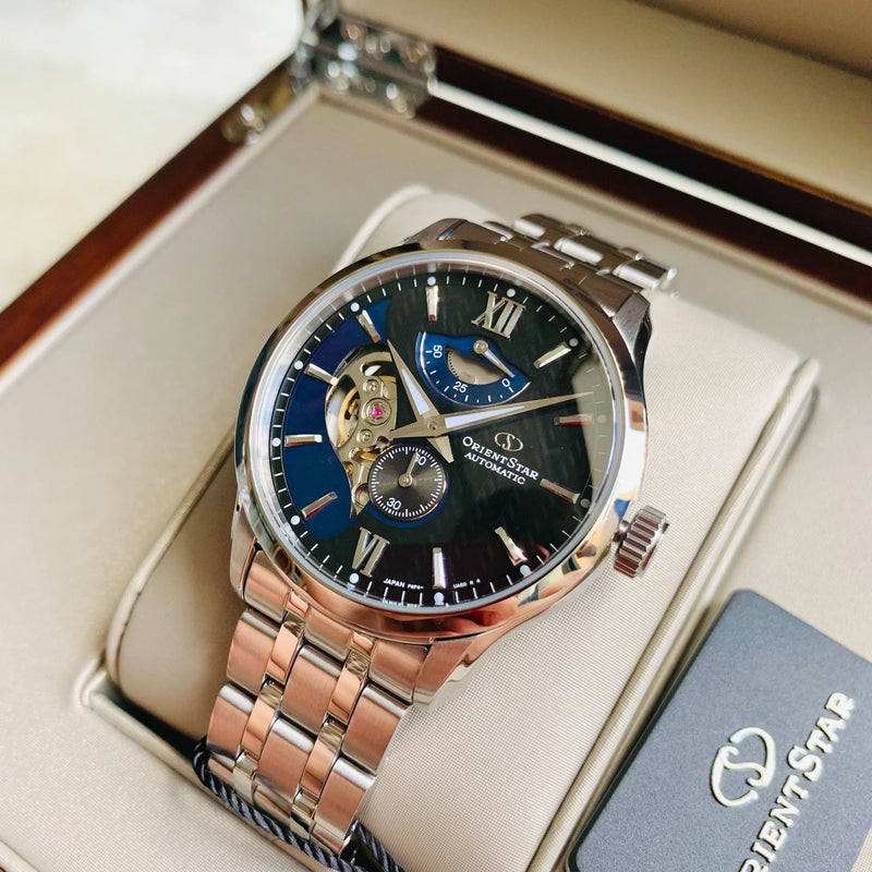 Đồng hồ Orient Star Layered Skeleton RK-AV0B03B