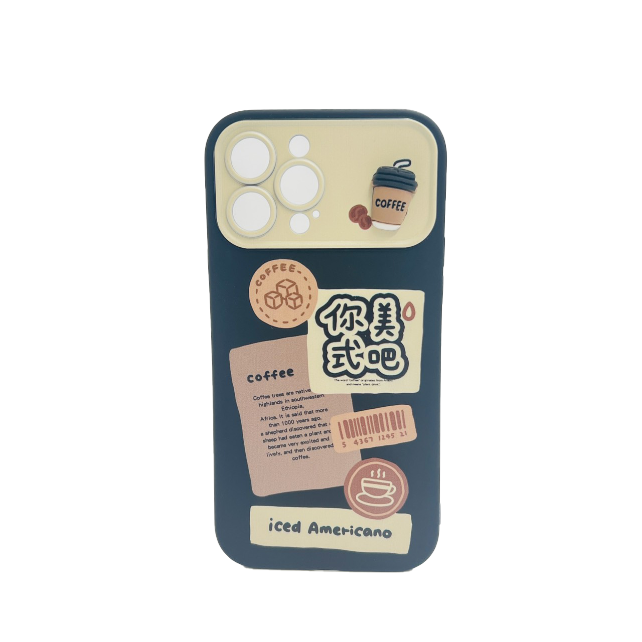 HHPK38 Ốp hình cafe in 3D