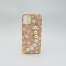 HHPK21 ỐP Hồng hoạ tiết hoa, dây lưng