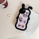 HHPK45 Ốp tai thỏ đính hình 3D