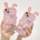 HHPK19 Ốp tai thỏ đính hình 3D