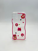 HHPK18 Ốp viền sóng đính Gấu dâu 3D