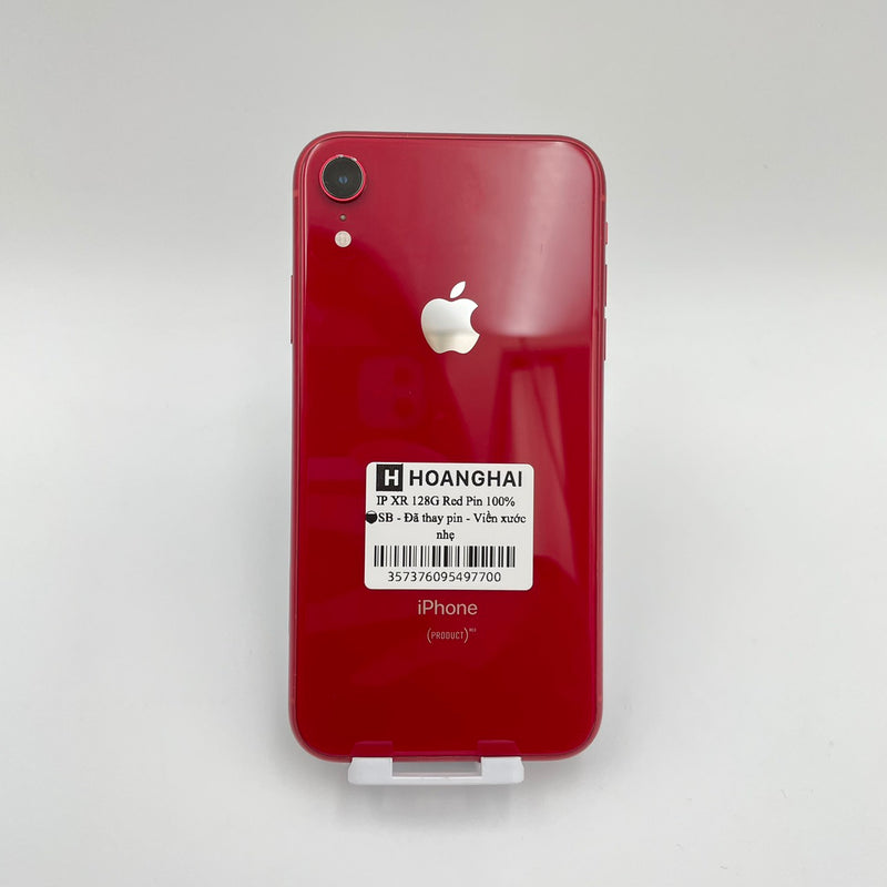 iPhone Xr 128GB Red 98% pin 100% Máy đã trả hết tiền mạng dùng như Quốc tế Apple (Máy đã thay pin)