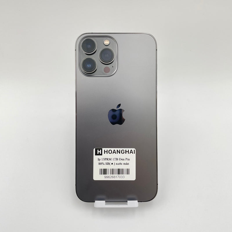 iPhone 13 Pro Max 1TB Graphite 98% pin 88% Quốc tế từ SB (Không dùng sim SB + máy xước màn)