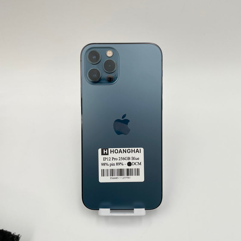 iPhone 12 Pro 256G Pacific Blue 98% pin 89% Máy đã trả hết tiền mạng dùng như Quốc tế Apple (Máy đã thay pin Apple)