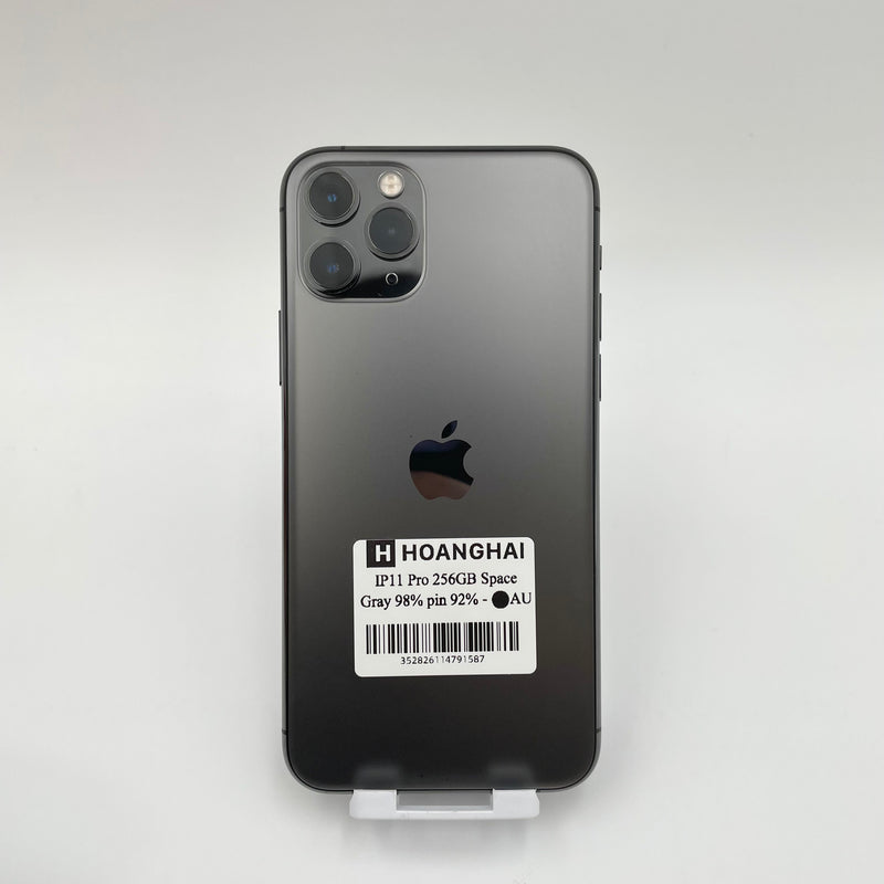 iPhone 11 Pro 256G Space Gray 98% pin 92% DBH Máy đã trả hết tiền mạng dùng như Quốc tế Apple