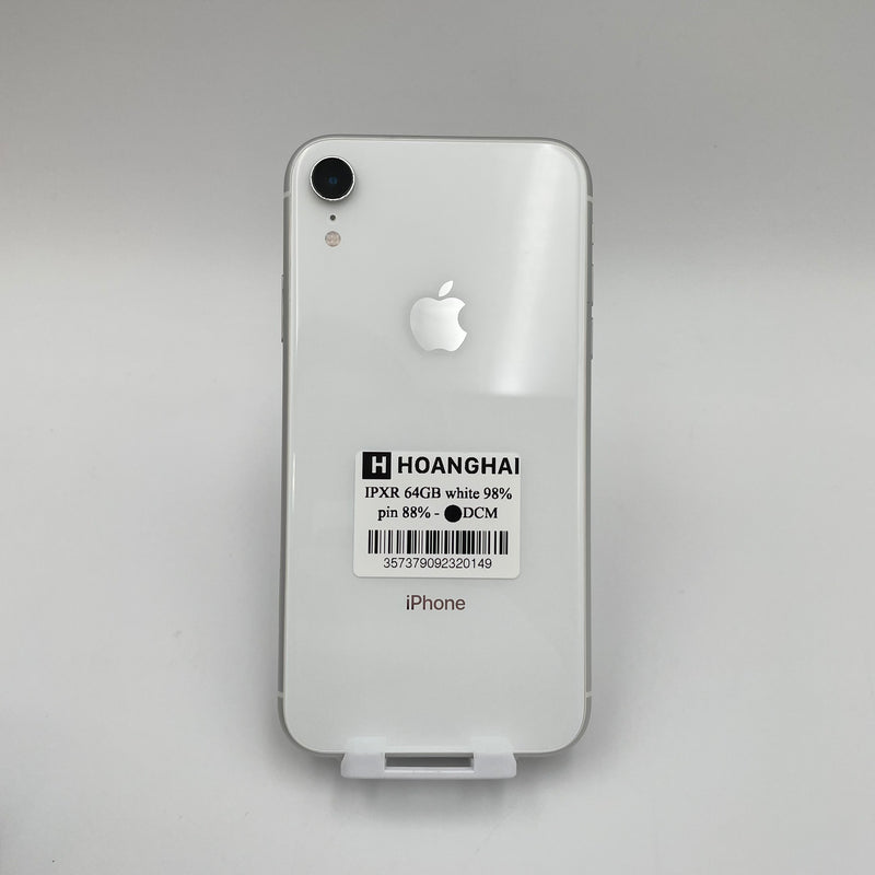 iPhone Xr 64G White 98% pin 88% Máy đã trả hết tiền mạng dùng như Quốc tế Apple (Mẻ góc)