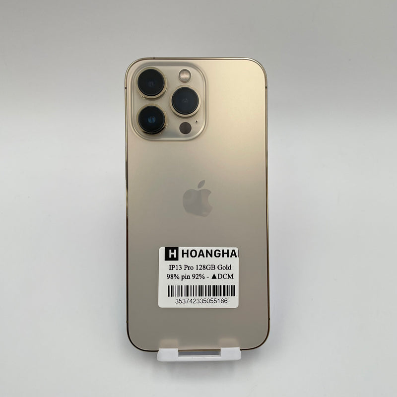 iPhone 13 Pro 128G Gold 98% pin 92% Quốc tế từ DCM (Không dùng sim DCM)