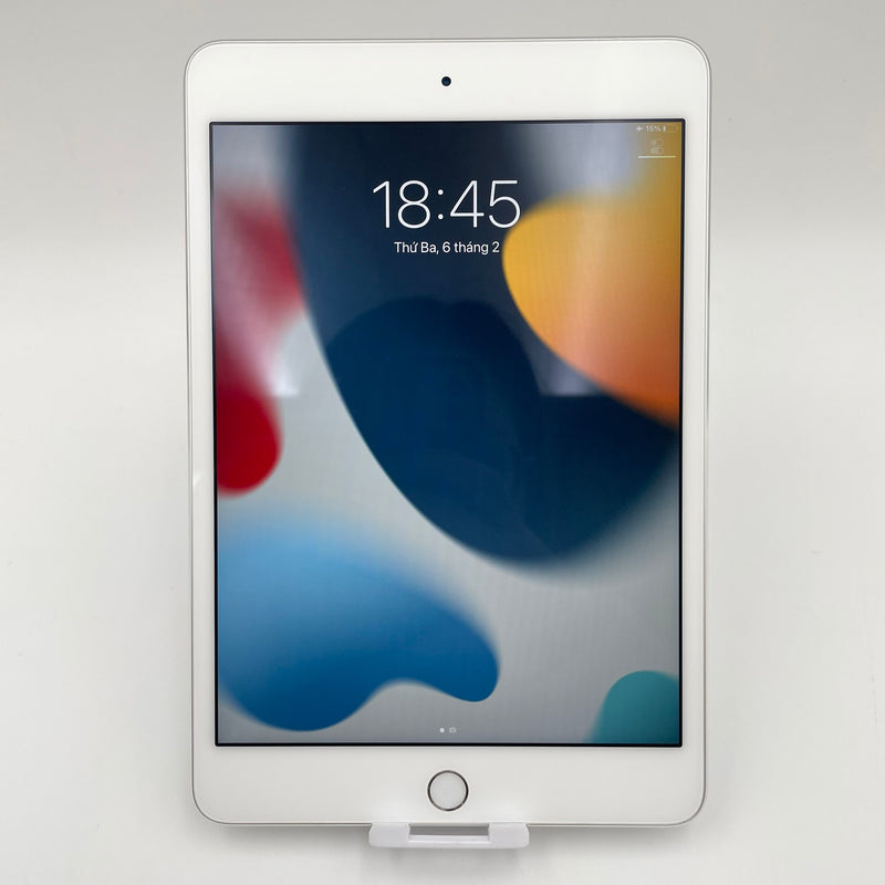 iPad Mini 4 7.9in 128G Silver Wifi 98% pin từ 90%