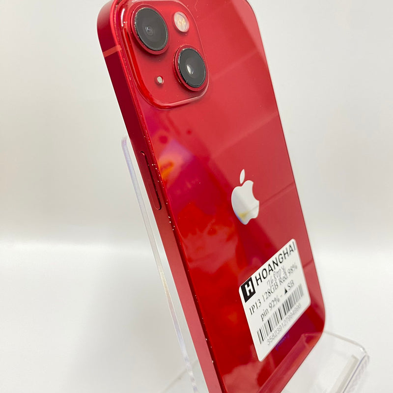 iPhone 13 128G Red 98% pin 93% Quốc tế từ SB (Không dùng sim SB)