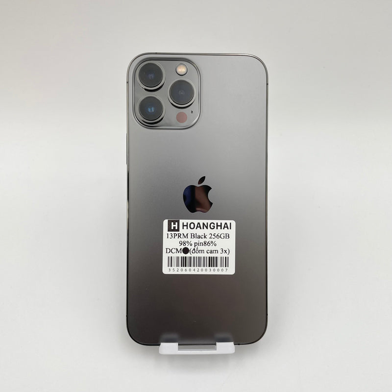 iPhone 13 Pro Max 256GB Graphite 98% pin từ 85% Máy đã trả hết tiền mạng dùng như Quốc tế Apple (Đốm camera 3X)