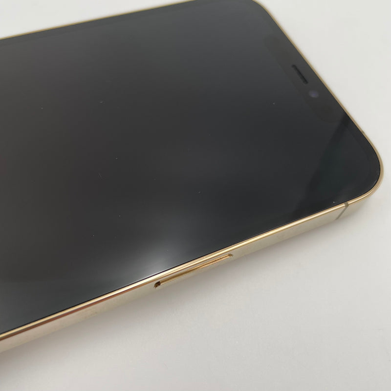 iPhone 12 Pro Max 256G Gold 98% pin 86% Quốc tế Apple (Đốm Camera 2.5x, xước màn)