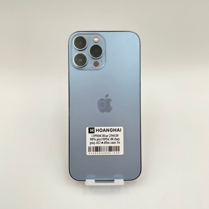 iPhone 13 Pro Max 256GB Sierra Blue 98% pin 100% Quốc tế từ AU (Không dùng sim AU - Đốm cam 3x)