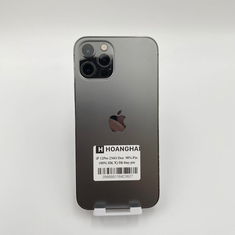 iPhone 12 Pro 256GB Graphite 98% pin 100% Quốc tế từ SB (Không dùng sim SB - Đã thay pin - Xước viền)
