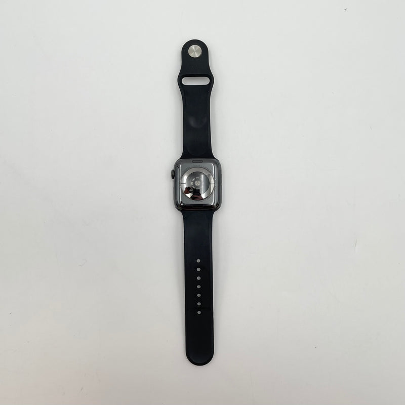 Apple Watch Series 5 44mm 4G + GPS 97% pin 81% Black Stainless Steel Case with Black Sport Band Quốc tế Apple