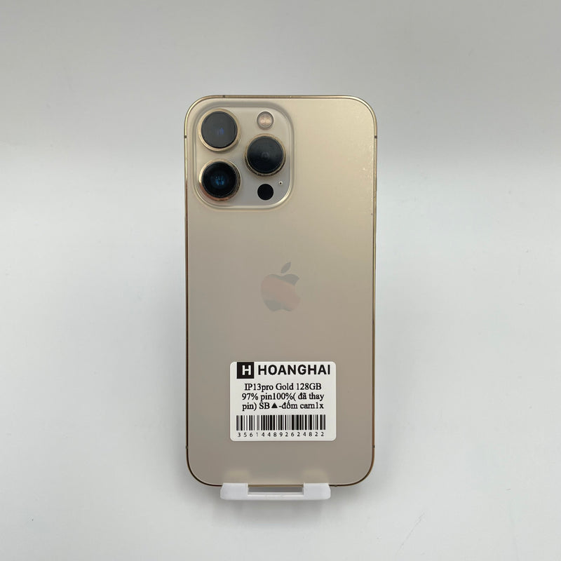iPhone 13 Pro 128GB Gold 98% pin 100% Quốc tế từ SB (Không dùng sim SB - đã thay pin - Đốm cam 1x)