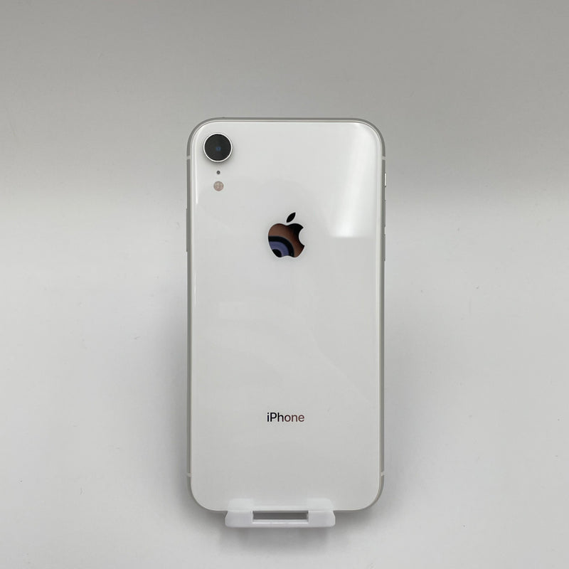 iPhone Xr 128GB White 98% pin 100% Máy đã trả hết tiền mạng dùng như Quốc tế Apple (Đã thay pin, xước mẻ viền, Đốm camera 1.2x,  Đốm sáng màn)