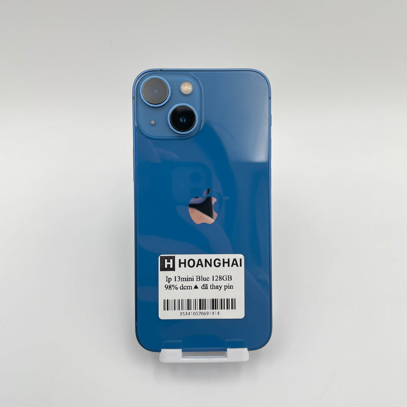 iPhone 13 Mini Blue 128GB 98% pin 100% Quốc tế từ DCM (Không dùng sim DCM - Đã thay pin)