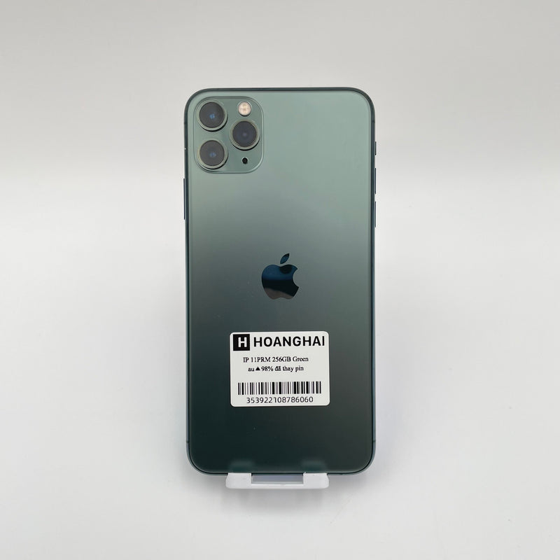 iPhone 11 Pro Max 256GB Midnight Green 98% pin 100% Quốc tế từ AU (Không dùng sim AU - Đã thay pin)