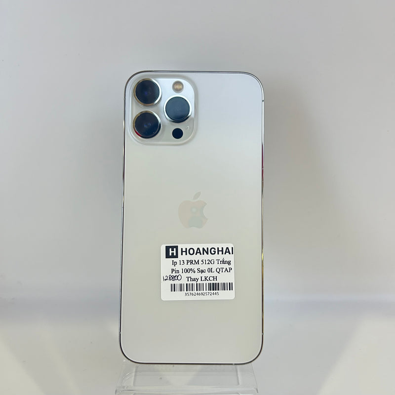 iPhone 13 Pro Max 512GB Silver 98% pin 100% Quốc tế Apple (Thay linh kiện chính hãng Apple)