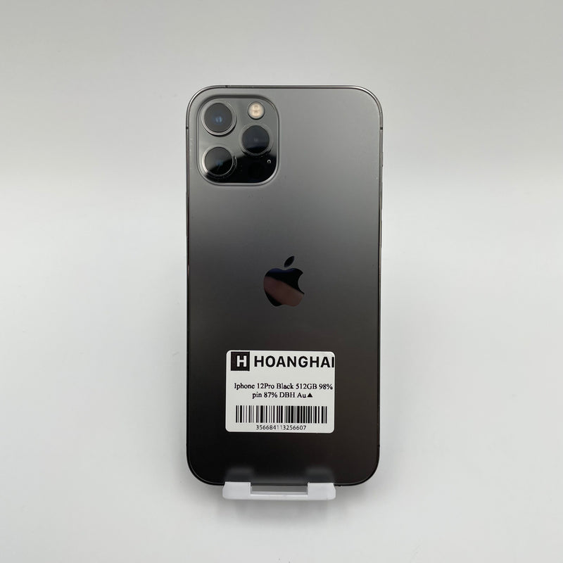 iPhone 12 Pro 512GB Graphite 98% pin 87% DBH Quốc tế từ AU (Không dùng sim AU)