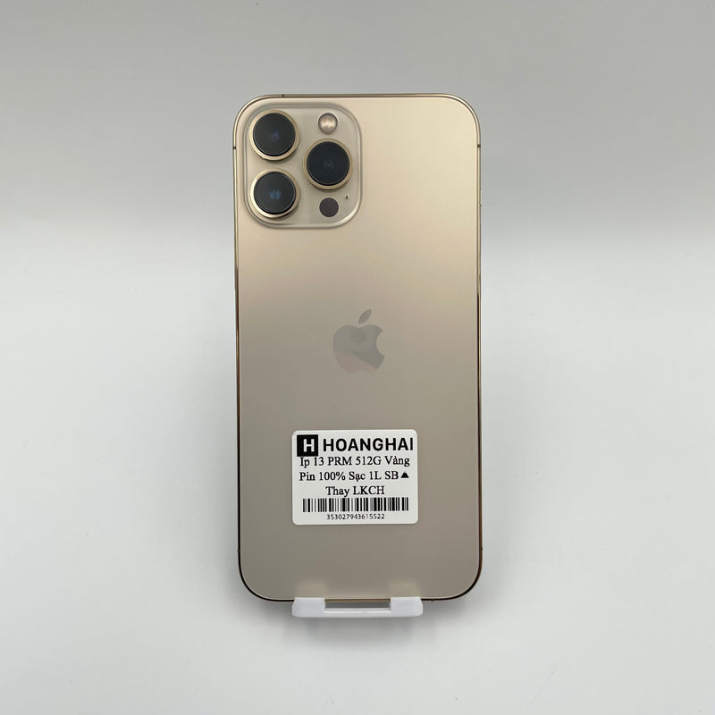 iPhone 13 Pro Max 512GB Gold 98% pin 100% Quốc tế từ SB (Không dùng sim SB - Thay linh kiện chính hãng Apple)