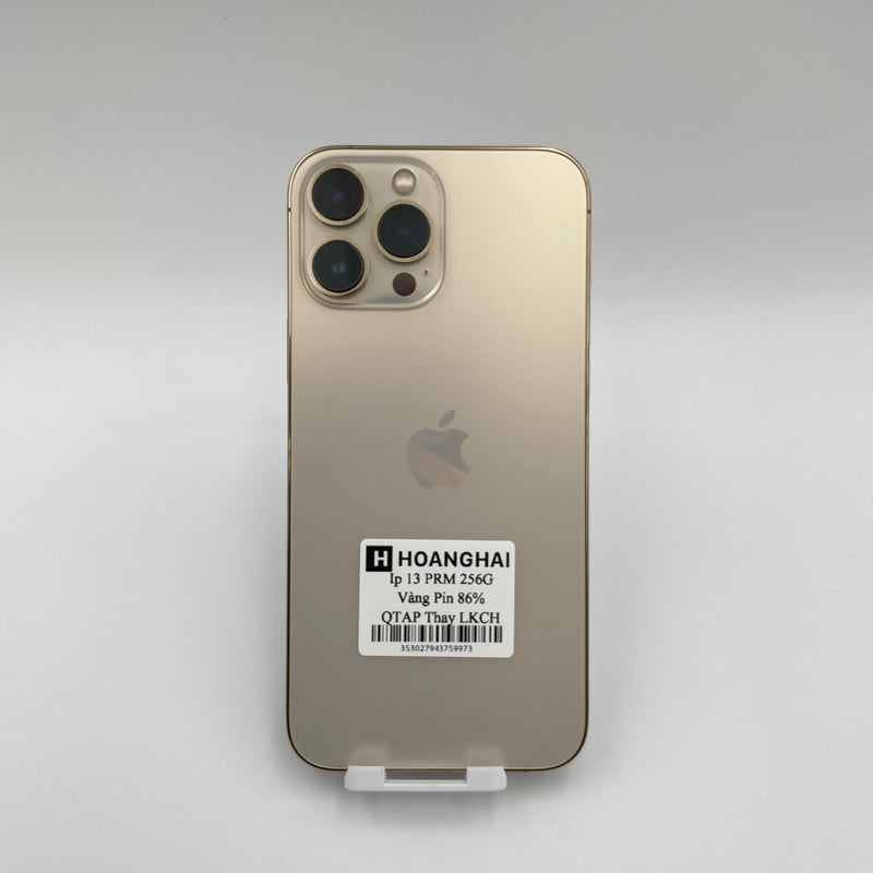 iPhone 13 Pro Max 256GB Gold 98% pin 86% Quốc tế Apple (Thay linh kiện chính hãng Apple)