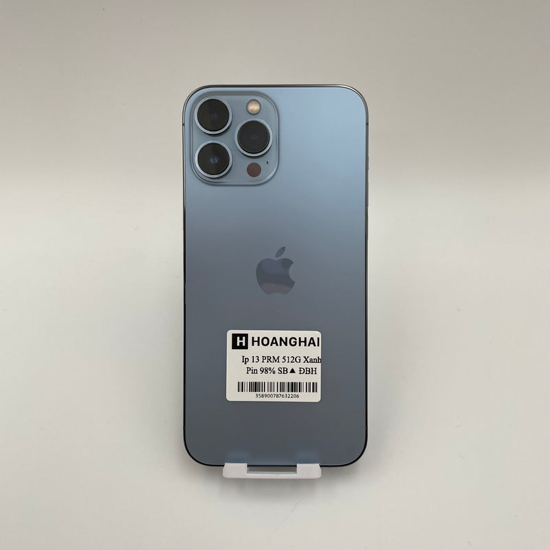 iPhone 13 Pro Max 512GB Sierra Blue 98% pin 98% DBH Quốc tế từ SB (Không dùng sim SB)