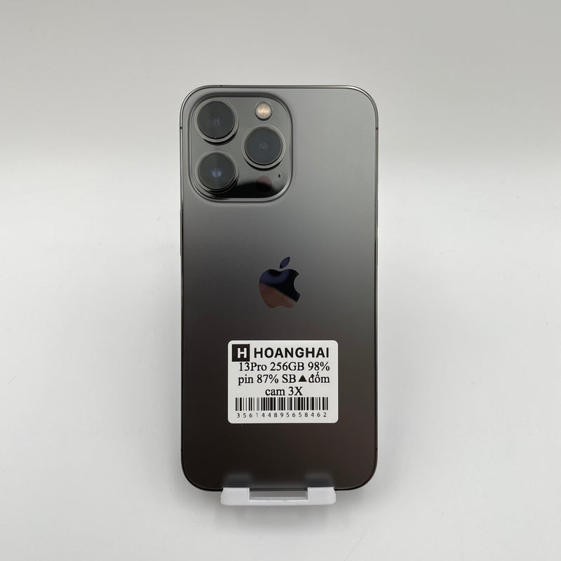 iPhone 13 Pro 256GB Graphite 98% pin 87% Quốc tế từ SB (Không dùng sim SB - Đốm camera 3x)