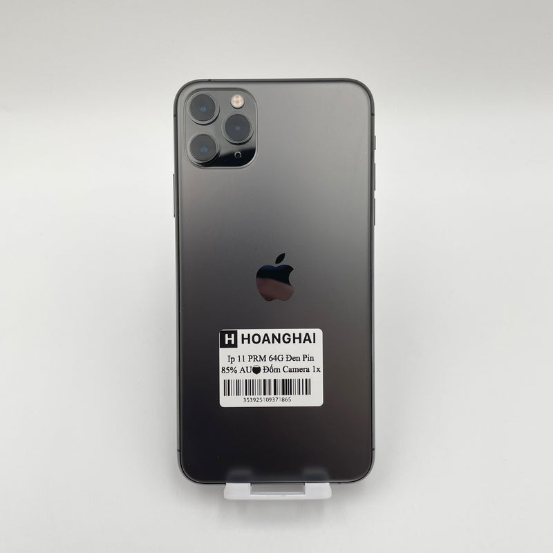 iPhone 11 Pro Max 64GB Space Gray 98% pin 85% Máy đã trả hết tiền mạng dùng như Quốc tế Apple (Đốm camera 1x)