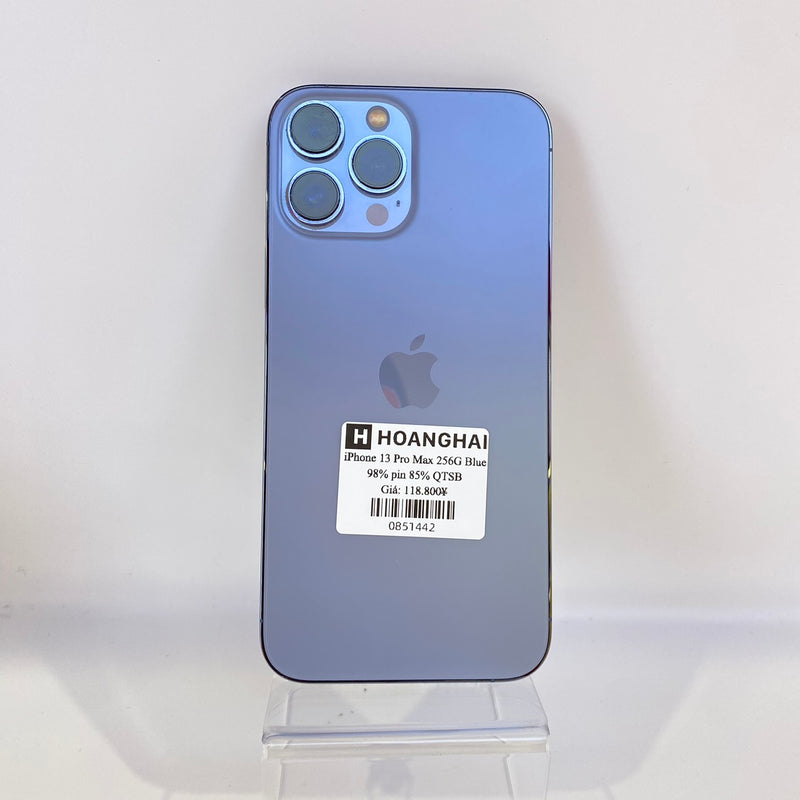 iPhone 13 Pro Max 256GB Sierra Blue 98% pin 87% Quốc tế từ SB (Không dùng sim SB)