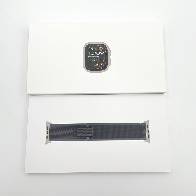 Apple Watch Ultra 2 49mm 4G+GPS Titanium Case with Blue/Black Trail Loop Nguyên hộp Từ SB