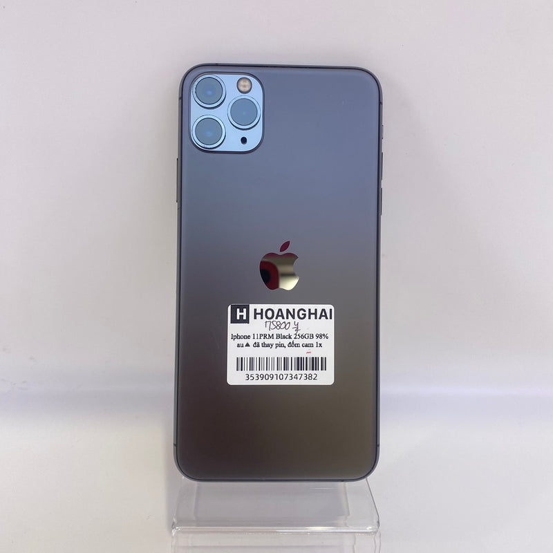 iPhone 11 Pro Max 256GB Space Gray 98% pin 100% Quốc tế từ AU (Không dùng sim AU - Đã thay pin - đốm cam 1x)